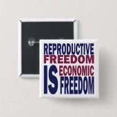 生殖の自由 缶バッジ (正面&裏面)