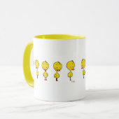 生気に満ちたアヒルちゃん マグカップ (正面左)