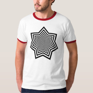 生気に満ちた星のTシャツ- 2色のワイシャツ Tシャツ