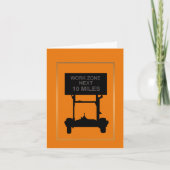 生活おもしろい勇気付けられるグリーティングカード カード (正面)