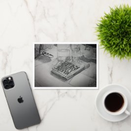 生活するファインアート 箔グリーティングカード