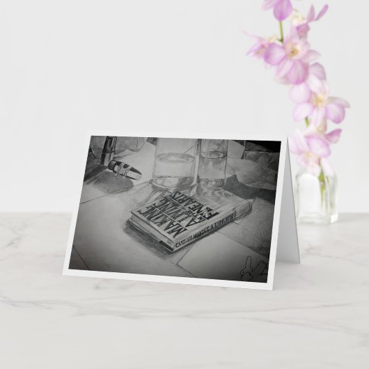 生活するファインアート 箔グリーティングカード (蘭)