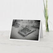 生活するファインアート 箔グリーティングカード (正面)