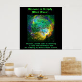 生活と健康の木 ポスター (キッチン)