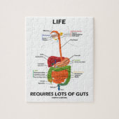 生活には多くの勇気が必要(消化器系) ジグソーパズル (縦)