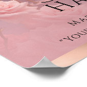 生活のお祝い – 天使の葬儀ウェルカムサイン ポスター (角)