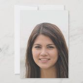 生活のお祝い – 記念写真 招待状 (裏面)