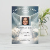 生活のお祝い – 記念写真 招待状 (スタンド正面)