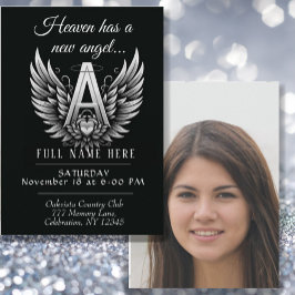 生活のお祝い – 記念写真 招待状