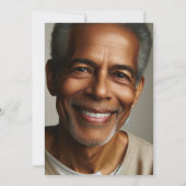 生活のお祝い – 記念写真 招待状 (裏面)