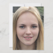 生活のお祝い – 記念写真 招待状 (裏面)