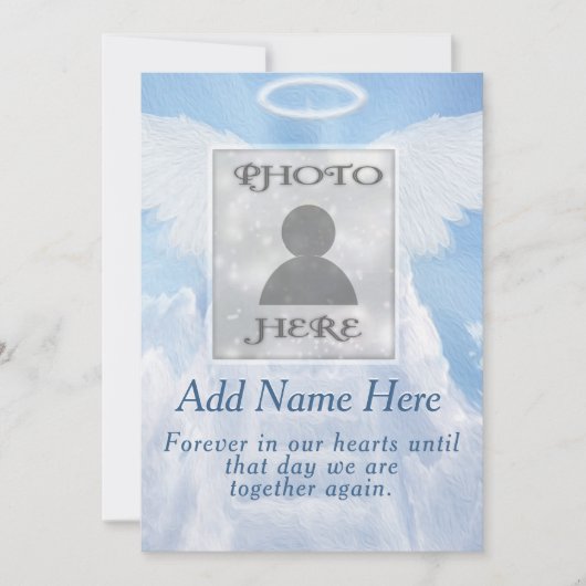 生活のお祝い – 階段から天国 招待状 (正面)