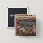 生活のために働くために強いられる人 缶バッジ (正面&裏面)