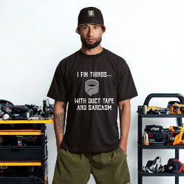 生活の問題を修正する – おもしろい便利屋 Tシャツ