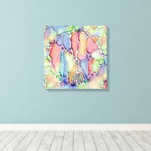 生活の方法 – ニューログラフィックアートパターン1 キャンバスプリント (インサイチュ (ウッドフロア))