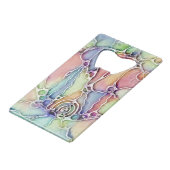 生活の方法 – ニューログラフィックアートパターン1 クレジットカード栓抜き (正面アングル)