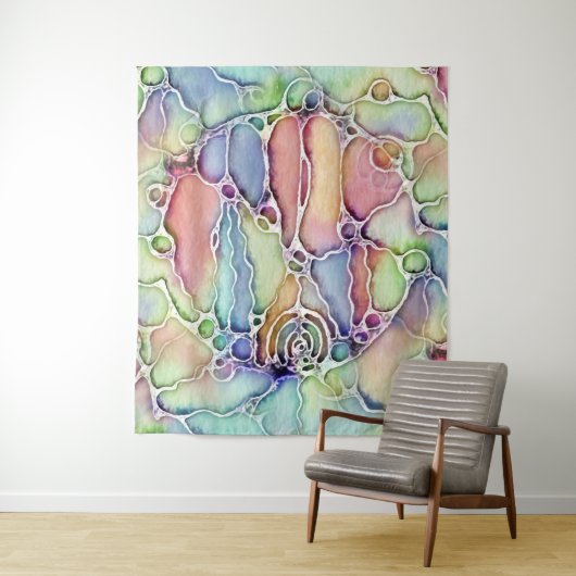 生活の方法 – ニューログラフィックアートパターン1 タペストリー (インサイチュ)