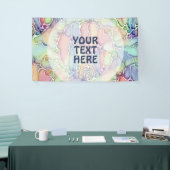 生活の方法 – ニューログラフィックアートパターン1 横断幕 (トレードショー)