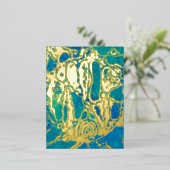 生活の方法 – ニューログラフィックアートパターン1 箔シーズンポストカード (立ち正面)