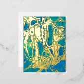 生活の方法 – ニューログラフィックアートパターン1 箔シーズンポストカード (正面/裏面)