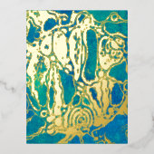 生活の方法 – ニューログラフィックアートパターン1 箔シーズンポストカード (正面)