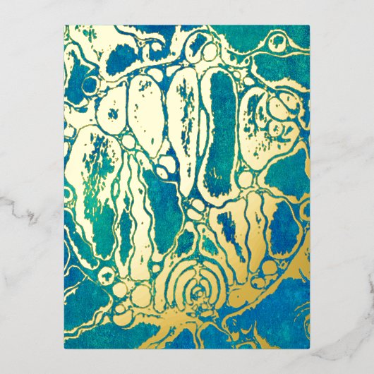 生活の方法 – ニューログラフィックアートパターン1 箔シーズンポストカード (正面)