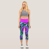 生活の方法 – ニューログラフィックアートパターン2 カプリレギンス (正面)