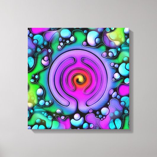 生活の方法 – ニューログラフィックアートパターン2 キャンバスプリント (正面)