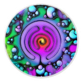 生活の方法 – ニューログラフィックアートパターン2 セラミックノブ (正面)