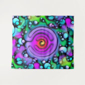 生活の方法 – ニューログラフィックアートパターン2 タペストリー (正面(横))