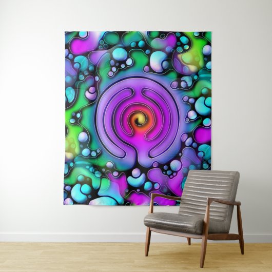 生活の方法 – ニューログラフィックアートパターン2 タペストリー (インサイチュ)