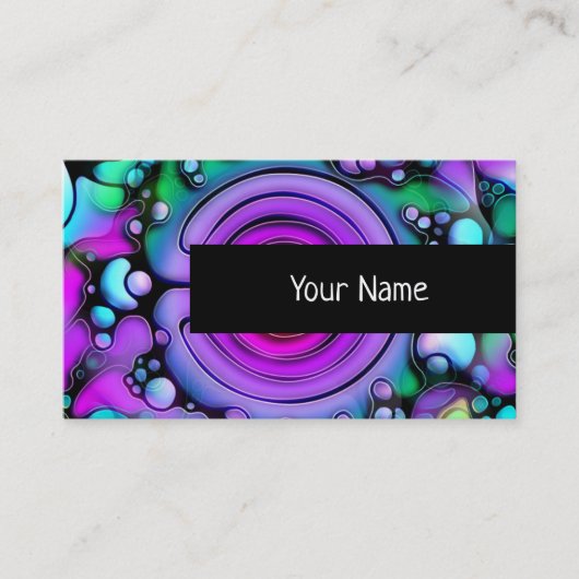 生活の方法 – ニューログラフィックアートパターン2 名刺 (正面)