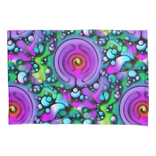 生活の方法 – ニューログラフィックアートパターン2 枕カバー (正面)