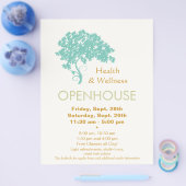 生活の木の健康とホリスティックウェルネスフライヤー チラシ (シングル)