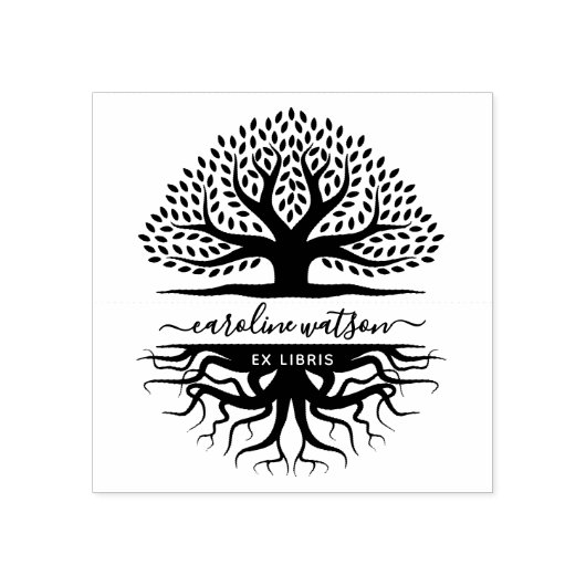 生活の木Ex libris ラバースタンプ (インプリント)