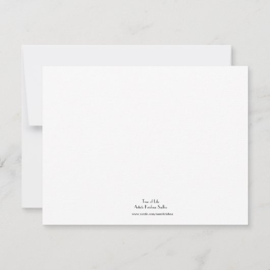 生活の木RSVP 出欠カード (裏面)