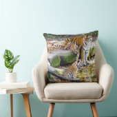 生活の母親の虎と子供のレッスン クッション (椅子)