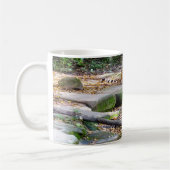 生活の母親の虎と子供のレッスン コーヒーマグカップ (左)