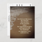 生活の波と流れ ポストカード (正面/裏面)
