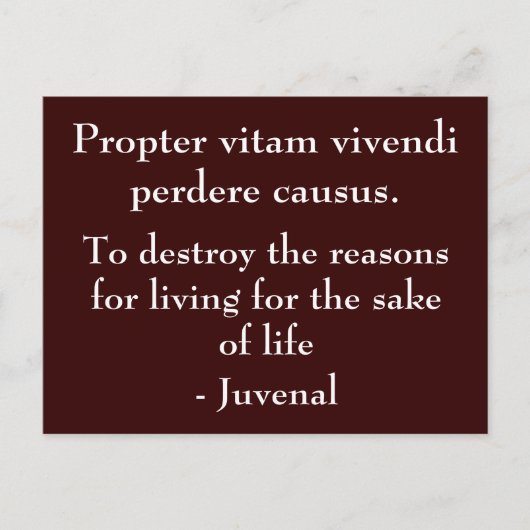 生活の理由 ポストカード (正面)