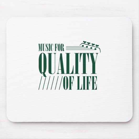 生活の質のための音楽 マウスパッド (正面)