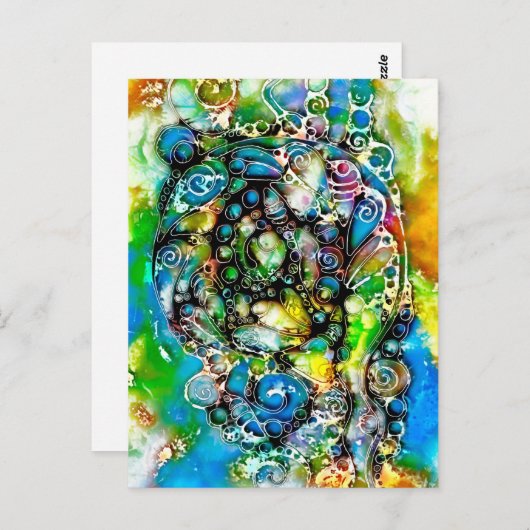 生活の道 – ニューログラフィックアート7 ポストカード (正面/裏面)