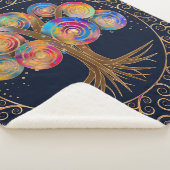 生活の3つ – カラフルらせん枝 シェルパブランケット (3/4)