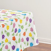 生活はチューリップで良い – パタカラフルーン テーブルクロス (インサイチュ)