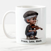 生活を楽しむ無料のスピレーションを受けた高齢者 コーヒーマグカップ