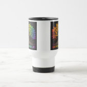 "生活を通じて成長"旅行コーヒーマグ。 トラベルマグ (中央)