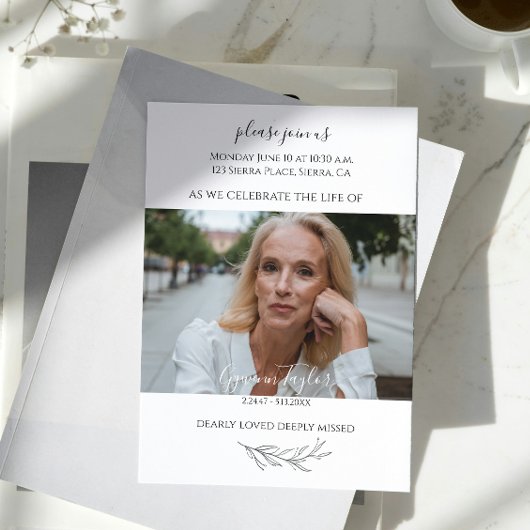 生活エレガントの枝お祝い 招待状