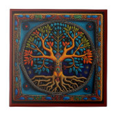 生活セラミックタイルのメキシコのヒューコールのアートツリー タイル (正面)