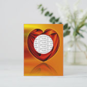 生活ハート-テンプレート ポストカード (スタンド正面)