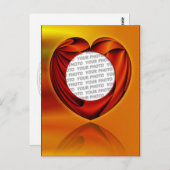 生活ハート-テンプレート ポストカード (正面/裏面)